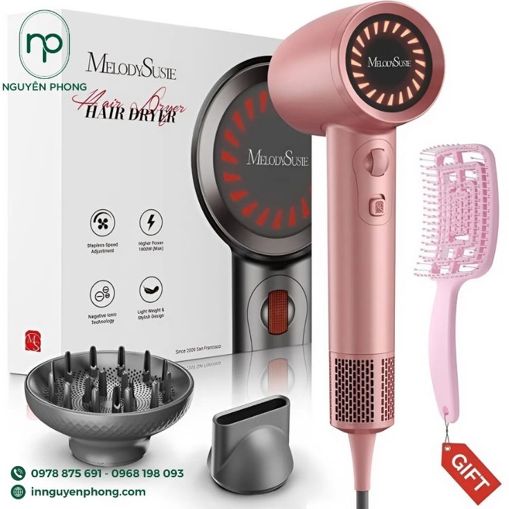 Mẫu hộp carton đựng máy sấy in logo 